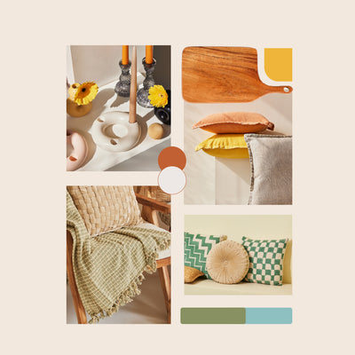 Indian Summer Inspired Moodboard: Embracing the Colors of Yellow, Clay, and Green