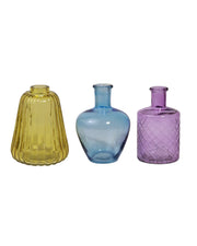 Bud Beauties - Set of 3 Glass Bud Vases