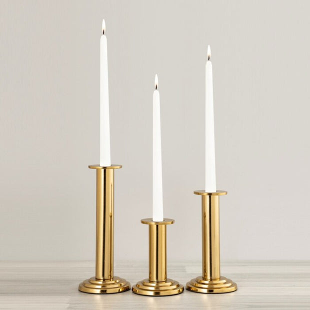 Bar Candle Holder (Set of 3), Gold