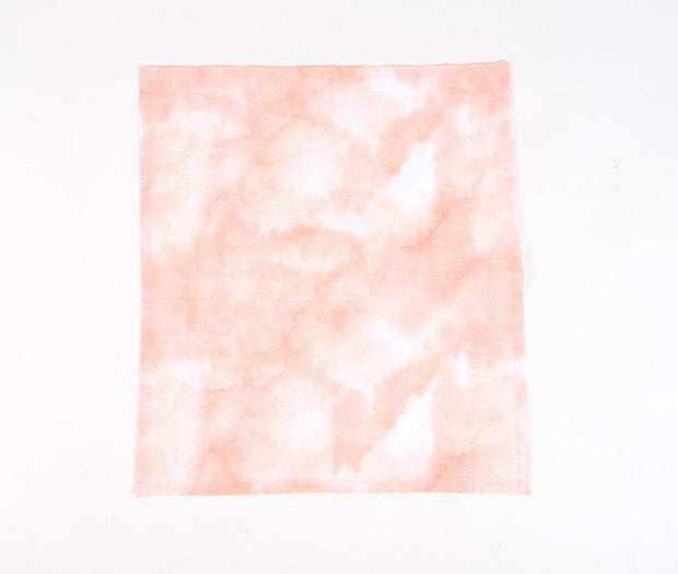 Peachy Watercolor Table Napkins (Set of 4), 19 Inch