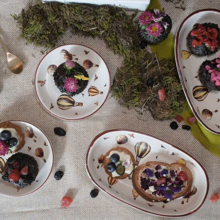 Whimsy Balloon Tea Plates - 5 Inches