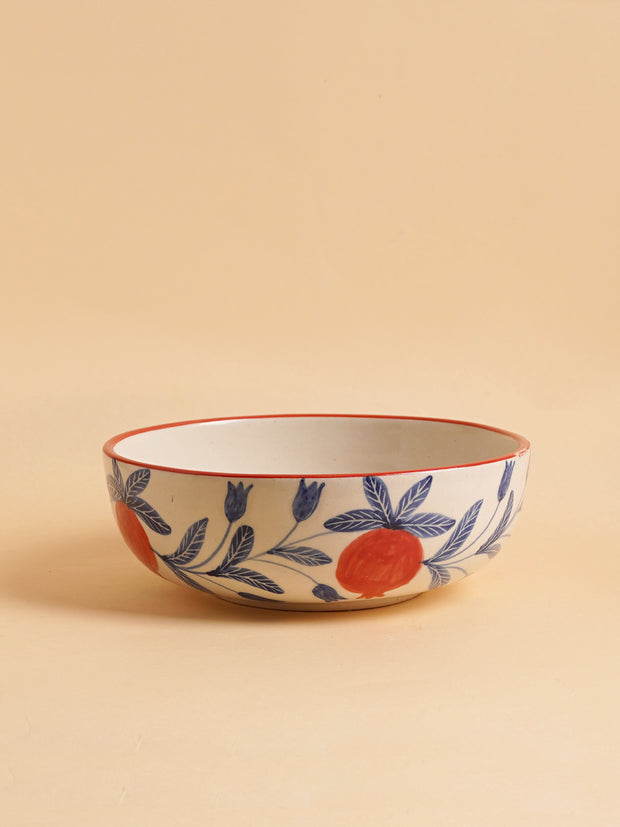 Indian Anaar Bowl, Red - 2.5x7 Inches