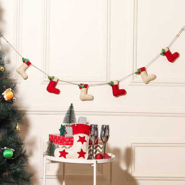 Stockings Felt Garland - 54 Inches