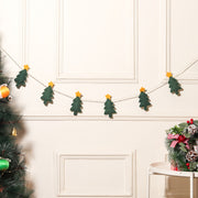 Xmas Trees Felt Garland - 54 Inches