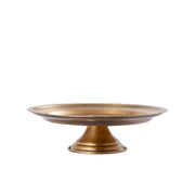 Dorris Antique Gold Platter Stand , 8.5 X 8.5 X 2.5 Inches