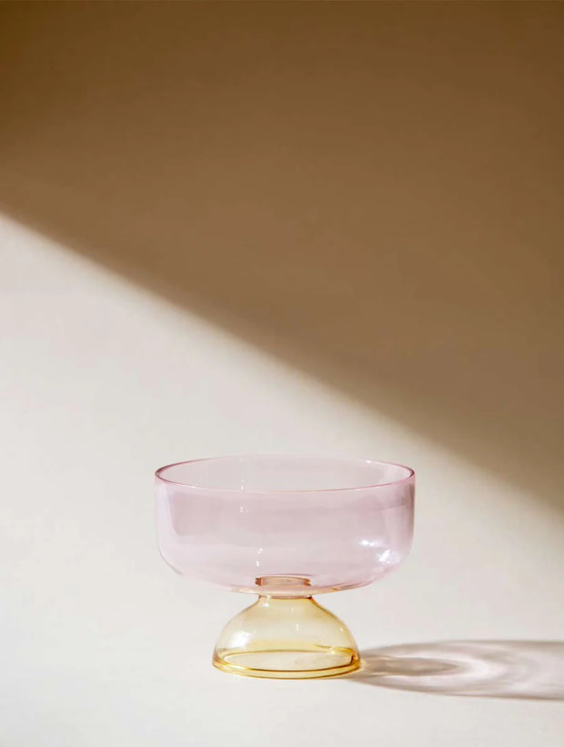 Ivy Blush Pink Dessert / Snack Bowl - 4 x 3 Inches , 6.08 oz