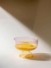 Ivy Blush Pink Dessert / Snack Bowl - 4 x 3 Inches , 6.08 oz