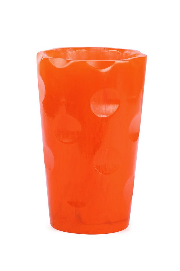 Drinking Resin Glass, Orange 2.5 x 4.5 Inches