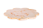 Scallop Resin Cheese Charcuterie Board, Pink - 9 Inches