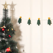 Xmas Trees Felt Garland - 54 Inches