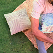 Palm Ridge Cushion Cover - 16 x 16 Inches