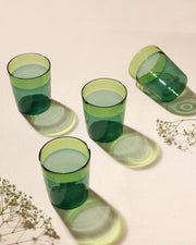 Funky Fresh Glasses - 3.93 x 3.34 Inches, Set of 4