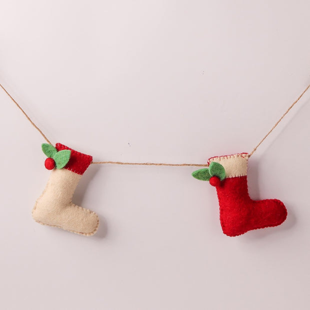 Stockings Felt Garland - 54 Inches
