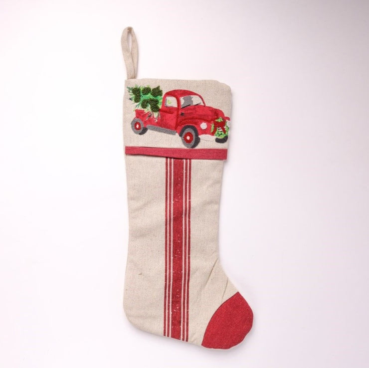 Vintage Christmas Stockings 15 inch (Set of 2)