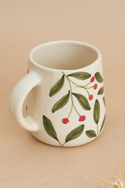 Olive leaf Coffee Mug- Yellow ,  3.5 X 3 Inches