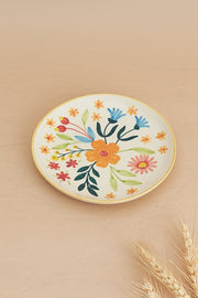 Floral Extravaganza plate, 7 Inches