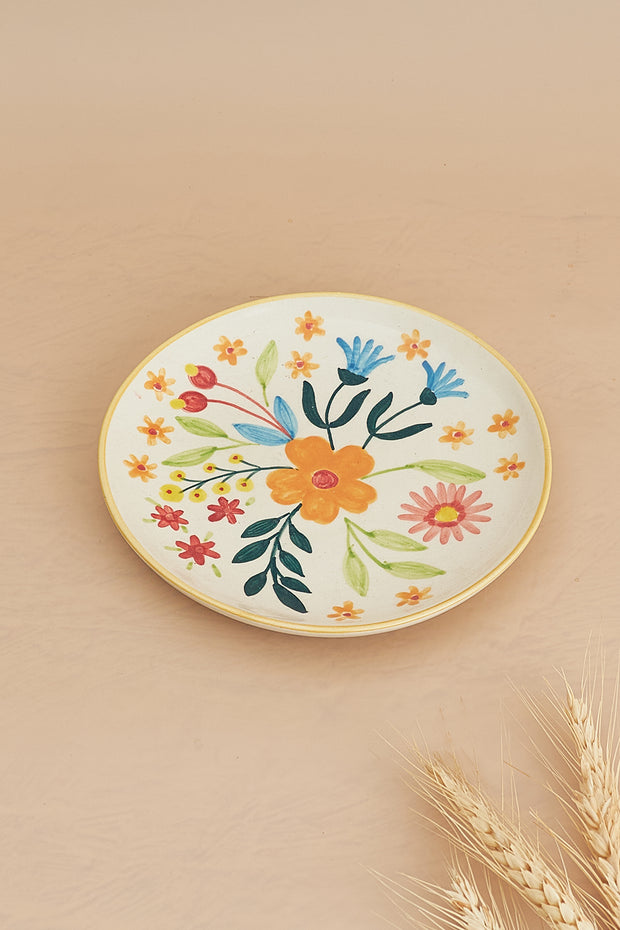 Floral Extravaganza plate, 7 Inches