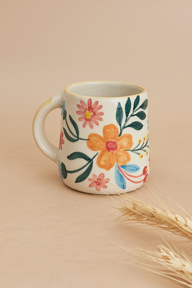 Floral Extravaganza Coffee Mug- Multi ,  3.5 X 2.5 Inches
