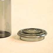 Slate Grey Coil Glass Carafe , 9.25 x 3 Inches