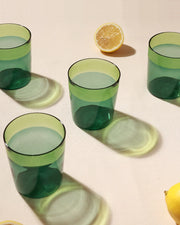 Funky Fresh Glasses - 3.93 x 3.34 Inches, Set of 4