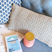Braided Oblong Cushion Cover - 12 x 20 Inches