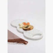 Cloud Marble Platter, 10 Inches