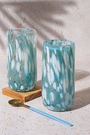 Vintage Highball glasses - Aqua , 300ml