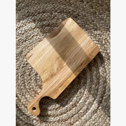 Handmade Teak Wood Board  - 13.7 x 7.4 x 0.8 Inch