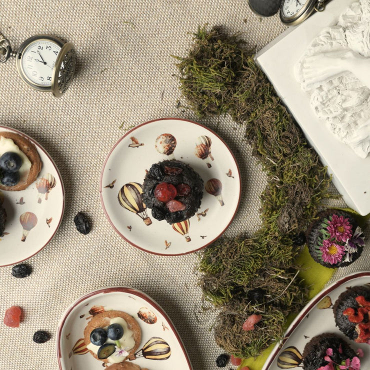 Whimsy Balloon Tea Plates - 5 Inches