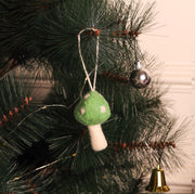 Christmas Hanging Felt Ornaments (Elf and 3 Mushrooms)