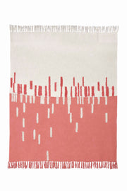 Handmade Boho Throw Blanket, Pink - 50x60 Inch