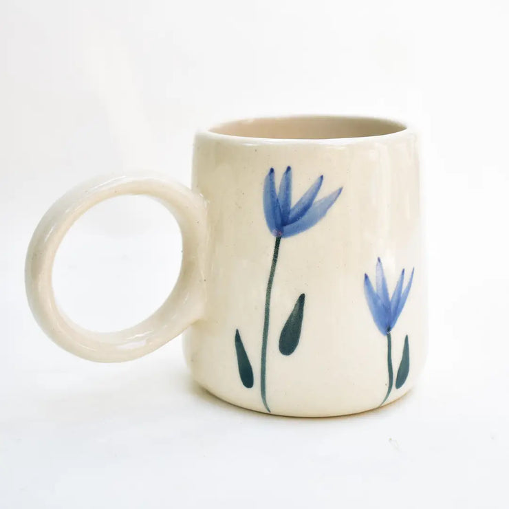 Ceramic Coffee Mug - Blue Bell, 260ml