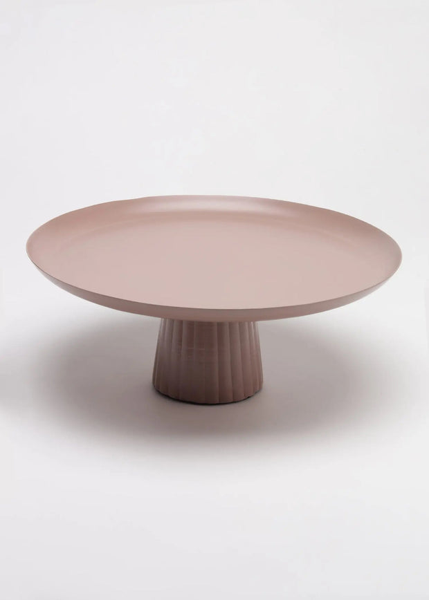 Avisa Cake Stand-Dusty Pink, 9.44 Inches