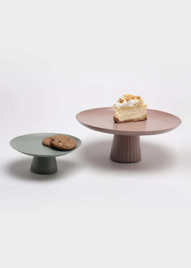 Avisa Cake Stand-Dusty Pink, 9.44 Inches