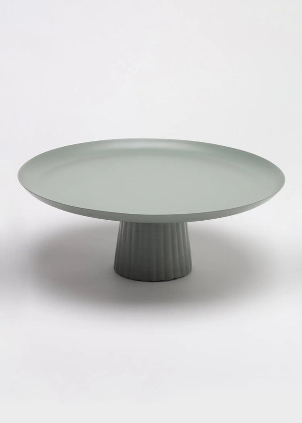 Avisa Cake Stand-Sage Green, 9.44 Inches