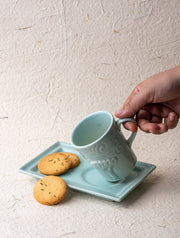 Breeze Mug Plate Set - Blue