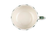 Ceramic  wavy Green Coffee Cup , 2.9 x 3.9 Inches