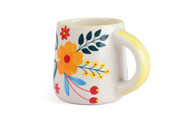 Floral Extravaganza Coffee Mug- Multi ,  3.5 X 2.5 Inches