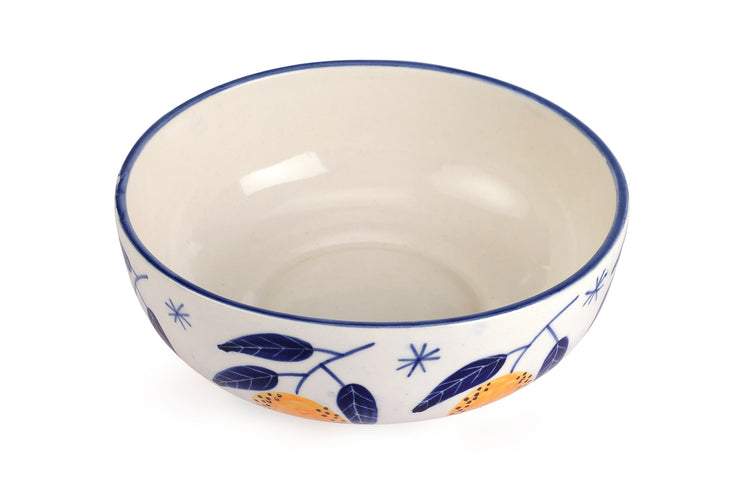 Italian Lemon Bowl, - 2.5x7 Inches