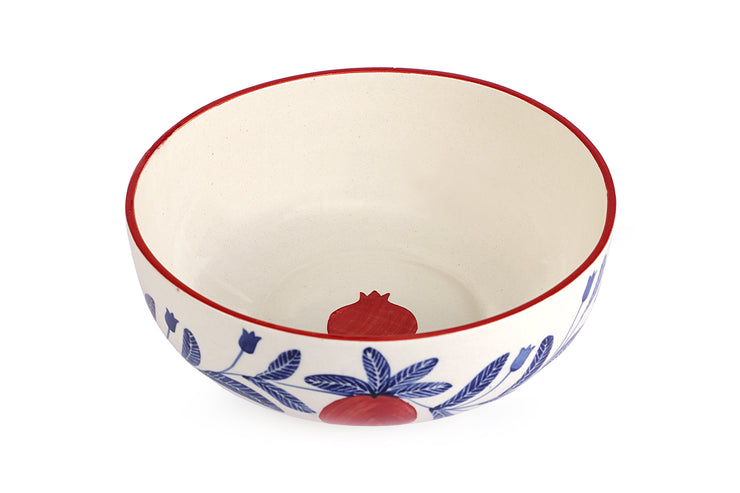 Indian Anaar Bowl, Red - 2.5x7 Inches