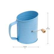 Cedazo Steel Flour Sifter , Blue-5.75 Inches