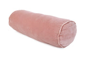 Velvet  Handmade bolster Pillow Pink - 14 x7 Inches