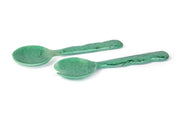 Resin Salad Server-Green (Set of 2), 12.40 x 3.93 Inches