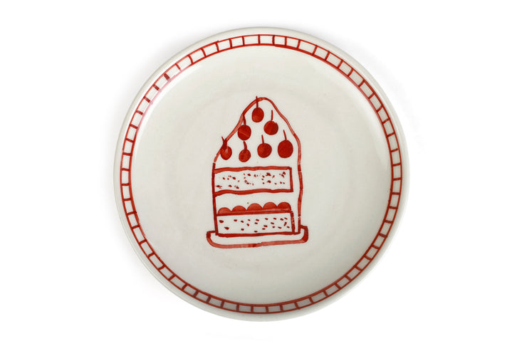 Ceramic Dessert Plates - Celebration , 7 Inches