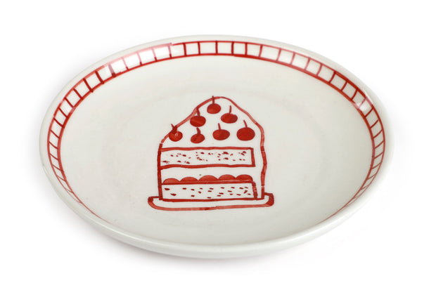 Ceramic Dessert Plates - Celebration , 7 Inches