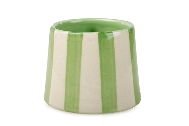 Ceramic Green Stripe  Coffee cup- 220ml