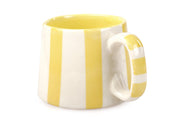 Ceramic Yellow Stripe  Coffee cup- 220ml