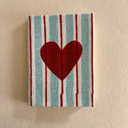 Handmade Paper Journal Notebook, Blue & Red  - A5