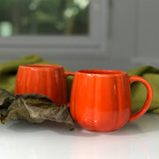 Pumpkin Mug, Orange - 3 X 4 Inches