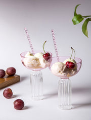 Roseate Cocktail Dessert Glass, 4x5.5 Inches